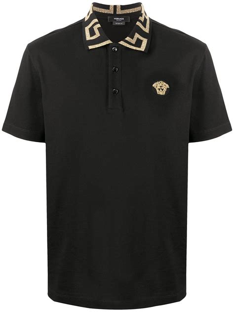 versace men's collared shirt|vintage Versace men's shirts.